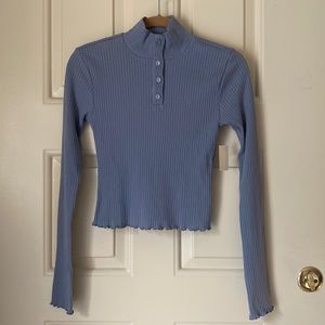 NWT Aeropostale Mock Neck Crop Top